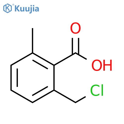 2-(chloromethyl)-6-methylbenzoic acid structure