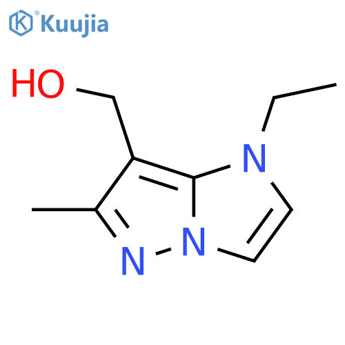 (1-ethyl-6-methyl-1H-imidazo[1,2-b]pyrazol-7-yl)methanol structure