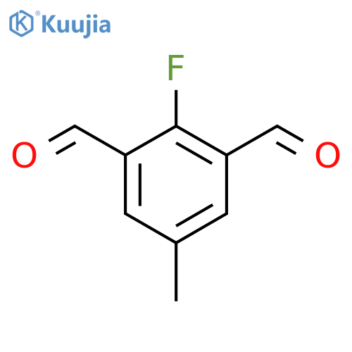 2-fluoro-5-methylisophthalaldehyde structure