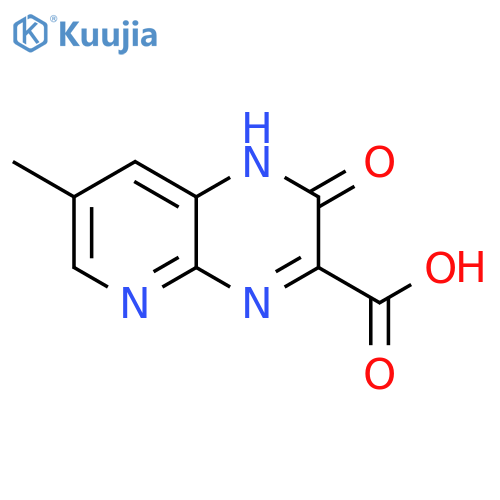 7-methyl-2-oxo-1H,2H-pyrido2,3-bpyrazine-3-carboxylic acid structure