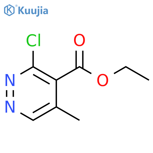 Ethyl 3-chloro-5-methylpyridazine-4-carboxylate structure