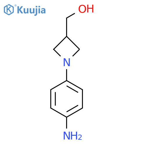 (1-(4-Aminophenyl)azetidin-3-yl)methanol structure