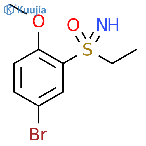 (5-bromo-2-methoxyphenyl)(ethyl)imino-lambda6-
sulfanone structure