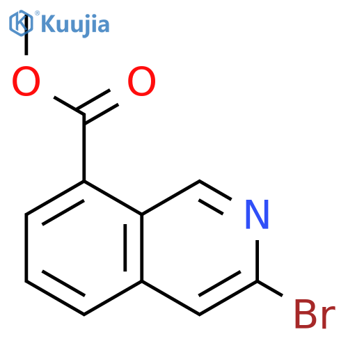 methyl 3-bromoisoquinoline-8-carboxylate structure