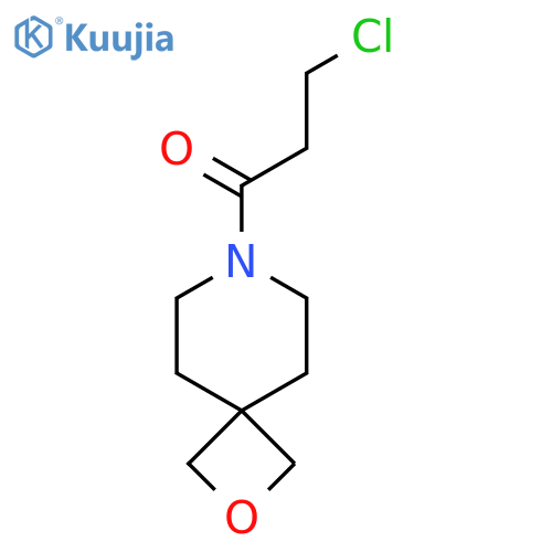 3-Chloro-1-(2-oxa-7-azaspiro[3.5]nonan-7-yl)propan-1-one structure