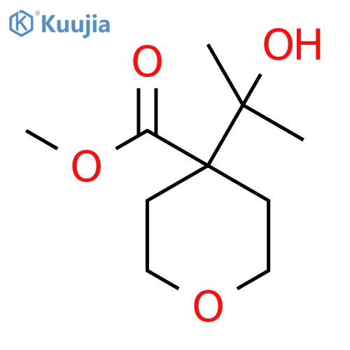 Methyl 4-(2-hydroxypropan-2-yl)oxane-4-carboxylate structure