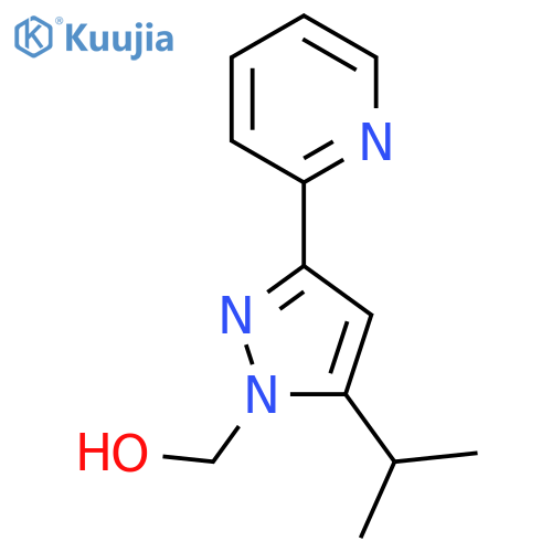(5-isopropyl-3-(pyridin-2-yl)-1H-pyrazol-1-yl)methanol structure