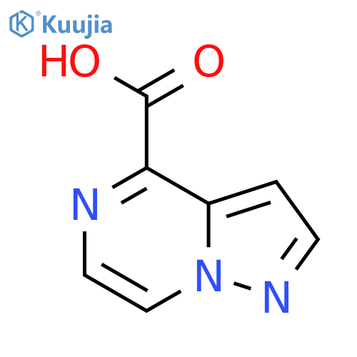 Pyrazolo[1,5-a]pyrazine-4-carboxylic acid structure