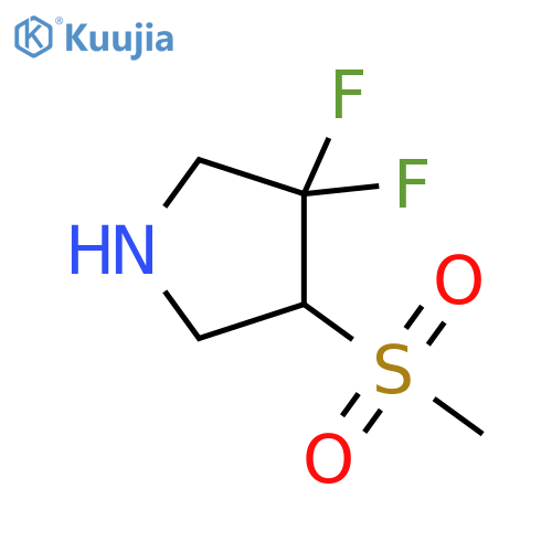3,3-difluoro-4-methanesulfonylpyrrolidine structure