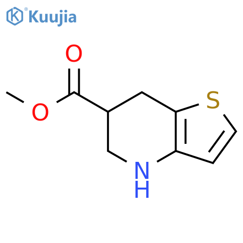 methyl 4H,5H,6H,7H-thieno[3,2-b]pyridine-6-carboxylate structure