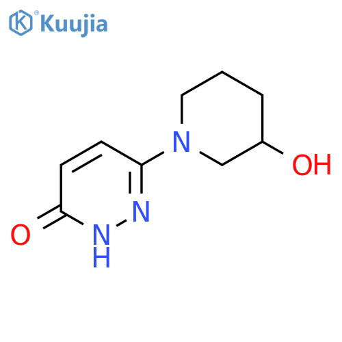 6-(3-Hydroxypiperidin-1-yl)pyridazin-3-ol structure