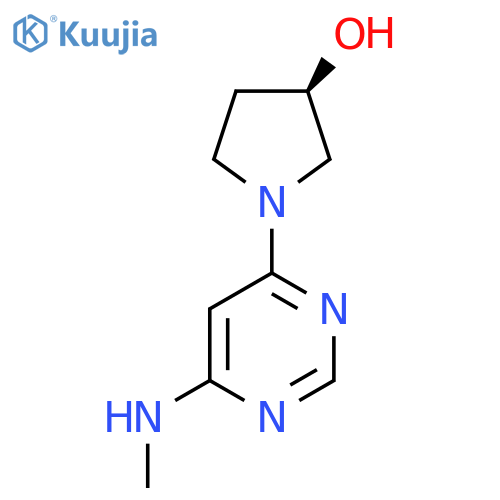 (R)-1-(6-(Methylamino)pyrimidin-4-yl)pyrrolidin-3-ol structure