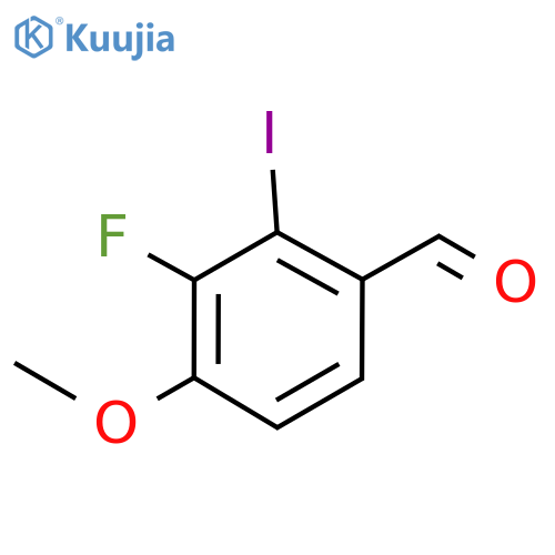 3-Fluoro-2-iodo-4-methoxybenzaldehyde structure