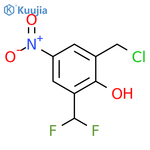 [3-(Chloromethyl)-5-(difluoromethyl)-4-hydroxy-phenyl]azinate structure