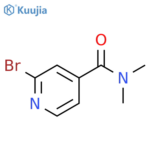 2-Bromo-N,N-dimethylisonicotinamide structure