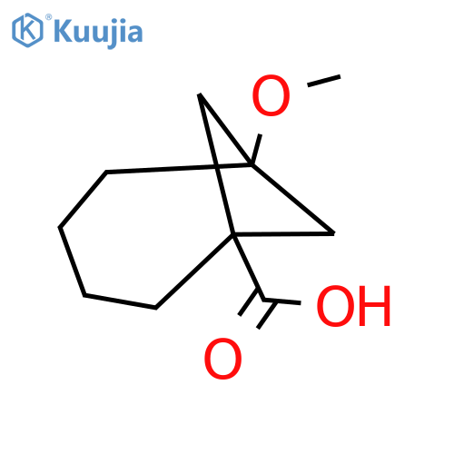 6-methoxybicyclo4.1.1octane-1-carboxylic acid structure