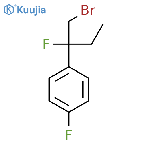 1-(1-Bromo-2-fluorobutan-2-yl)-4-fluorobenzene structure