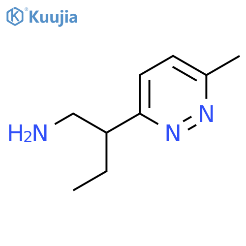 2-(6-Methylpyridazin-3-yl)butan-1-amine structure