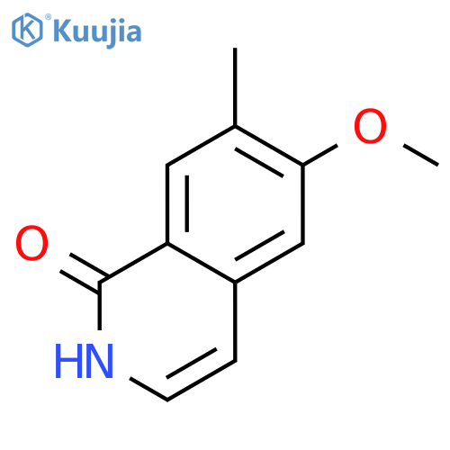 6-METHOXY-7-METHYLISOQUINOLIN-1(2H)-ONE structure