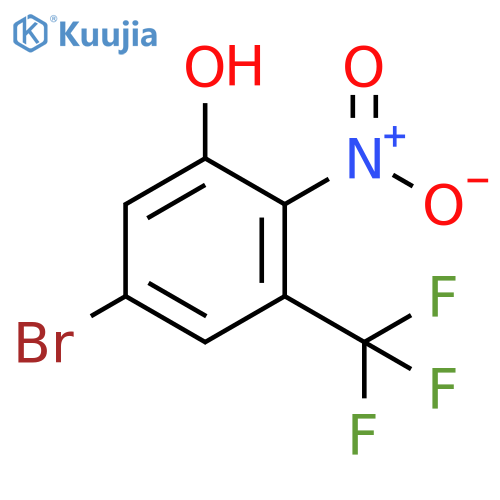 5-Bromo-3-hydroxy-2-nitrobenzotrifluoride structure