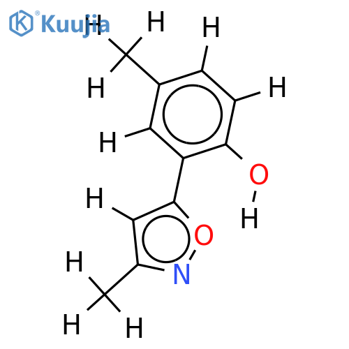 3-Methyl-5-(2'-hydroxy-5'-methylphenyl)-isoxazol structure