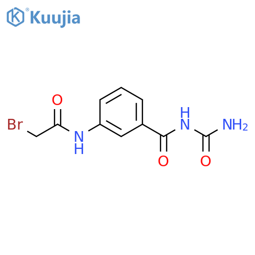 N-[3-(Bromoacetamido)benzoyl]urea structure