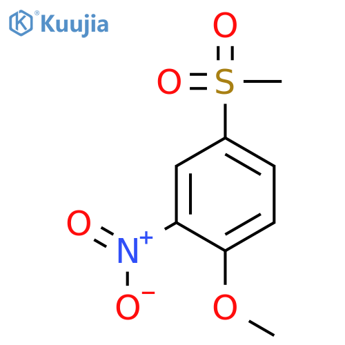 4-methanesulfonyl-1-methoxy-2-nitro-benzene structure
