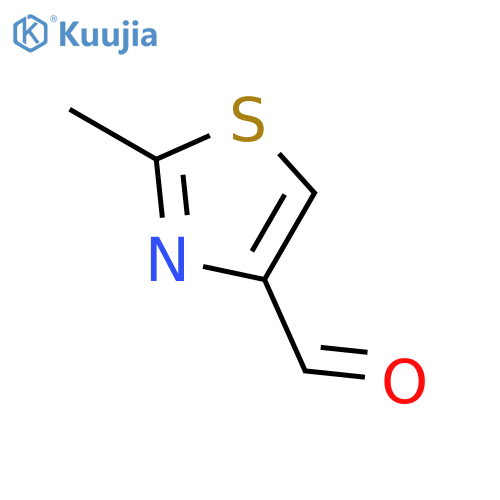 2-methyl-1,3-thiazole-4-carbaldehyde structure
