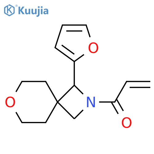 1-1-(furan-2-yl)-7-oxa-2-azaspiro3.5nonan-2-ylprop-2-en-1-one structure
