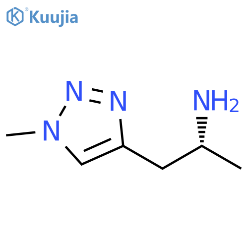 1H-1,2,3-Triazole-4-ethanamine, α,1-dimethyl-, (αR)- structure