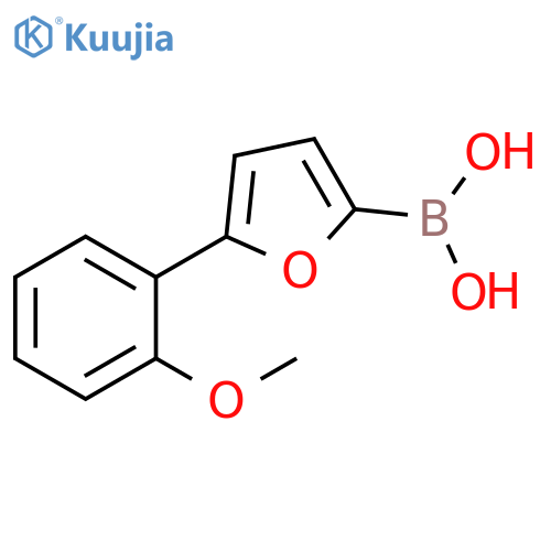 5-(2-Methoxyphenyl)furan-2-boronic acid structure