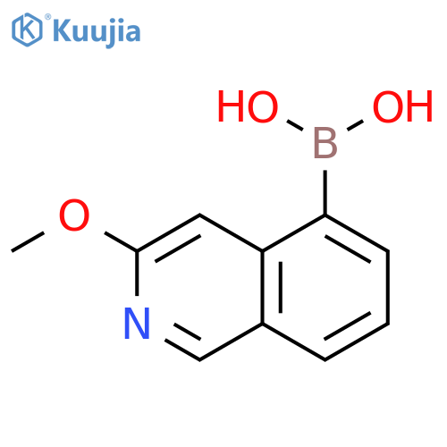 3-Methoxyisoquinolin-5-yl-5-boronic acid structure