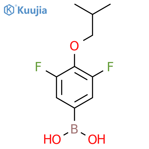 3,5-Difluoro-4-isobutoxyphenylboronic acid structure