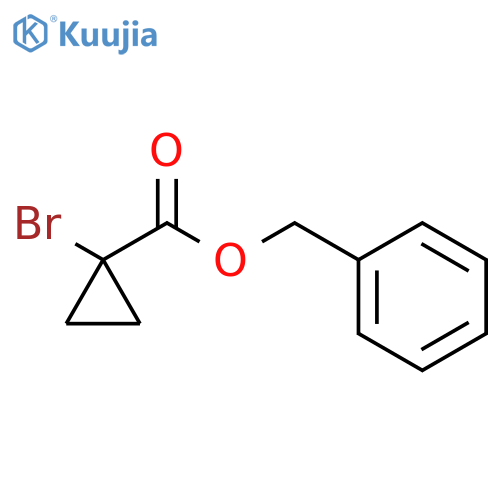BENZYL 1-BROMOCYCLOPROPANE-1-CARBOXYLATE structure
