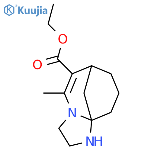 Ethyl 5-methyl-2,3,7,8,9,10-hexahydro-1h-7,10a-methanoimidazo[1,2-a]azocine-6-carboxylate structure