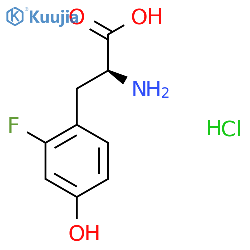 2-Fluoro-L-tyrosine hydrochloride structure
