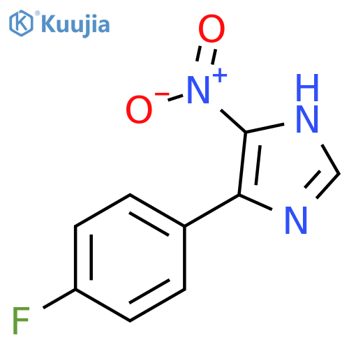 4-(4-fluorophenyl)-5-nitro-1H-imidazole structure