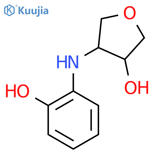 4-(2-hydroxyphenyl)aminooxolan-3-ol structure