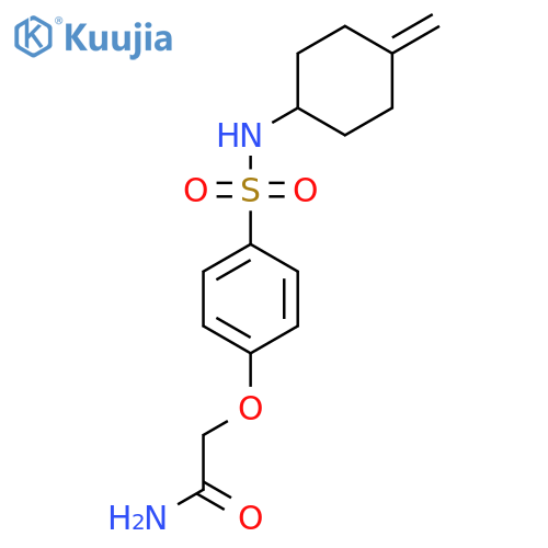 2-{4-[(4-Methylidenecyclohexyl)sulfamoyl]phenoxy}acetamide structure