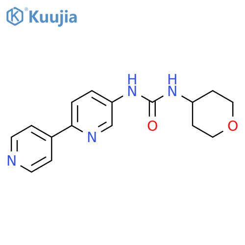 3-{[2,4'-Bipyridine]-5-yl}-1-(oxan-4-yl)urea structure