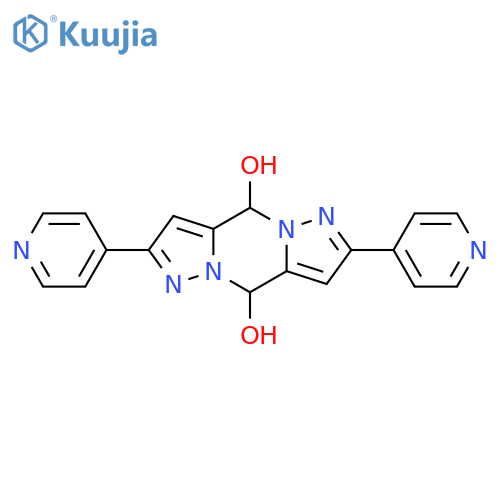 5,11-Bis(pyridin-4-yl)-1,6,7,12-tetraazatricyclo[7.3.0.0^{3,7}]dodeca-3,5,9,11-tetraene-2,8-diol structure