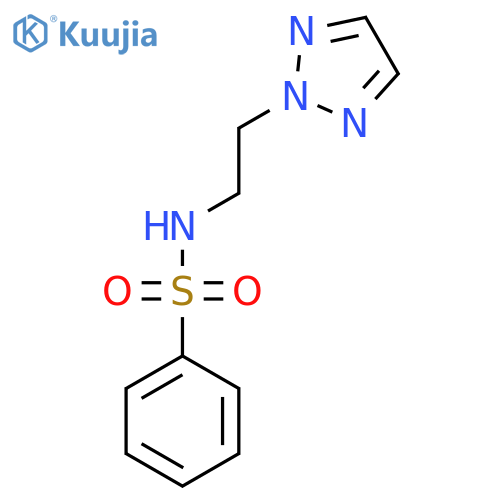 N-2-(2H-1,2,3-triazol-2-yl)ethylbenzenesulfonamide structure