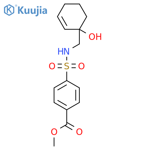 Methyl 4-{[(1-hydroxycyclohex-2-en-1-yl)methyl]sulfamoyl}benzoate structure