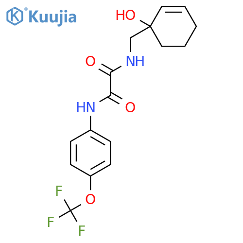 N-[(1-hydroxycyclohex-2-en-1-yl)methyl]-N'-[4-(trifluoromethoxy)phenyl]ethanediamide structure