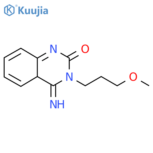4-imino-3-(3-methoxypropyl)-1,2,3,4-tetrahydroquinazolin-2-one structure