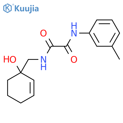 N-[(1-hydroxycyclohex-2-en-1-yl)methyl]-N'-(3-methylphenyl)ethanediamide structure