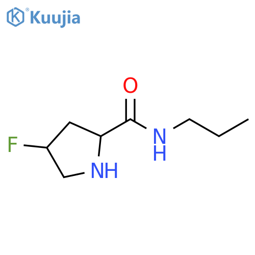 4-fluoro-N-propylpyrrolidine-2-carboxamide structure