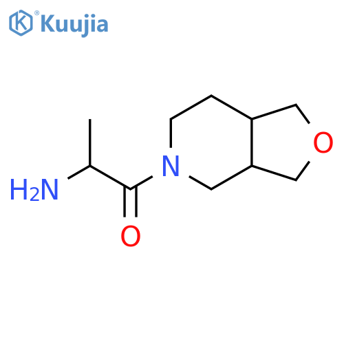 2-Amino-1-(hexahydrofuro[3,4-c]pyridin-5(3H)-yl)propan-1-one structure