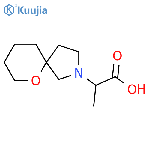 2-(6-Oxa-2-azaspiro[4.5]decan-2-yl)propanoic acid structure