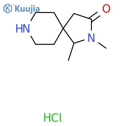 1,2-Dimethyl-2,8-diazaspiro[4.5]decan-3-one hydrochloride structure